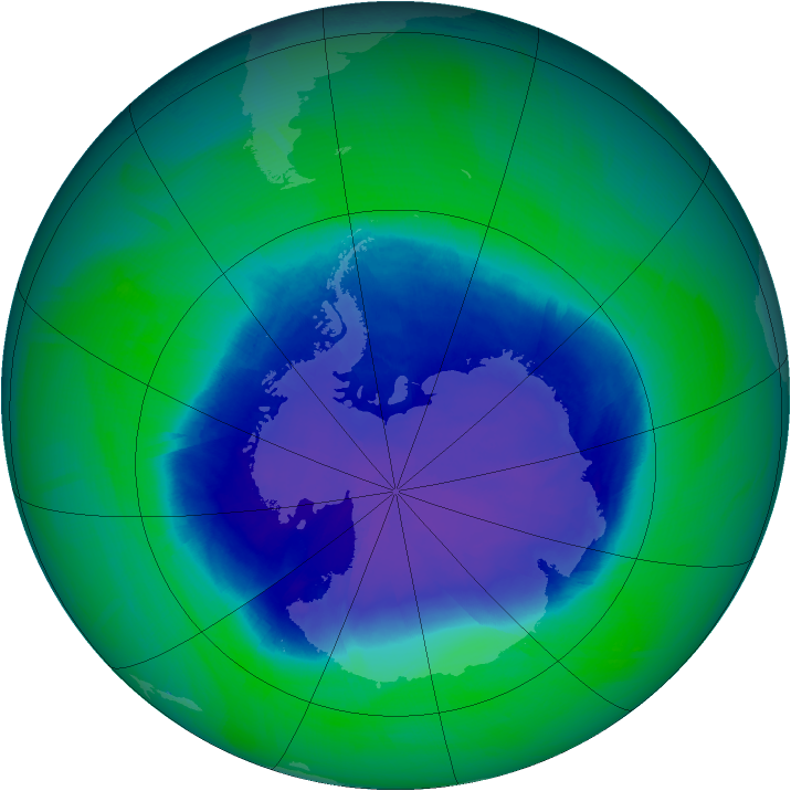 Ozone Map 2008-11-16